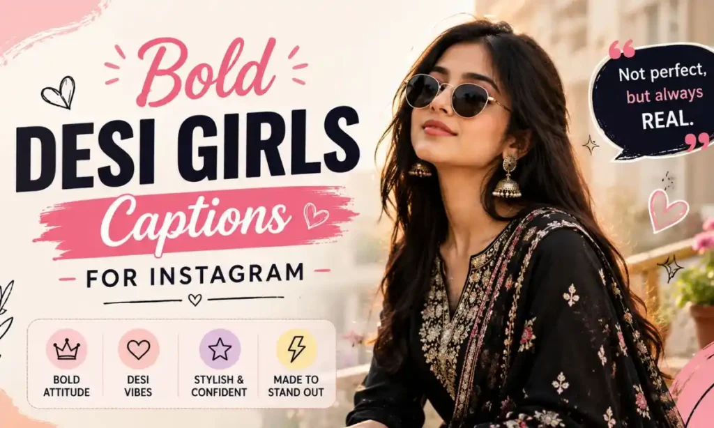Bold Desi Girls Captions for Instagram
