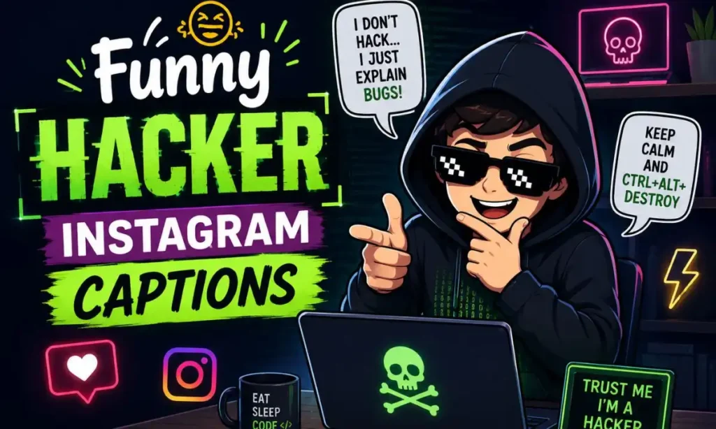 Funny Hacker Instagram Captions