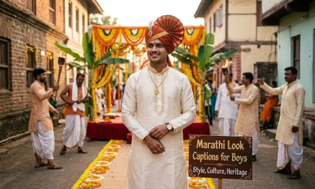 Marathi Look Captions for Boys