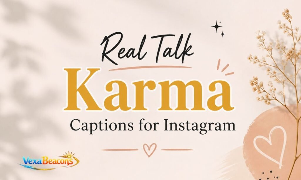 Real Talk Karma Captions for Instagram