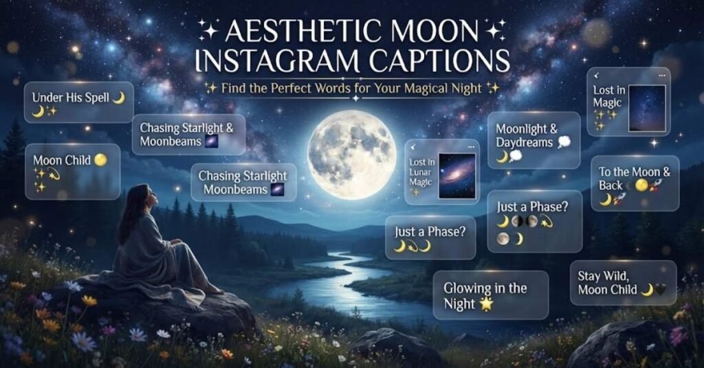 Aesthetic Moon Instagram Captions