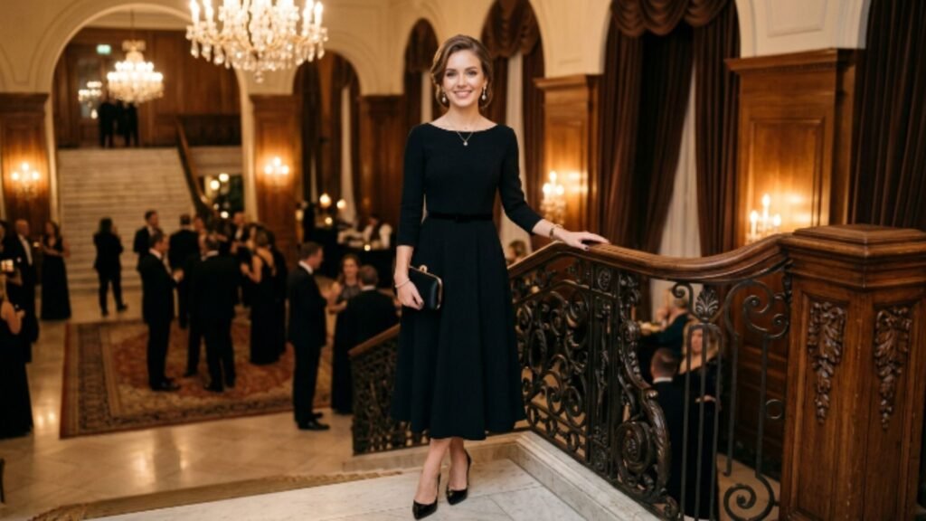 Classy Black Dress Girl