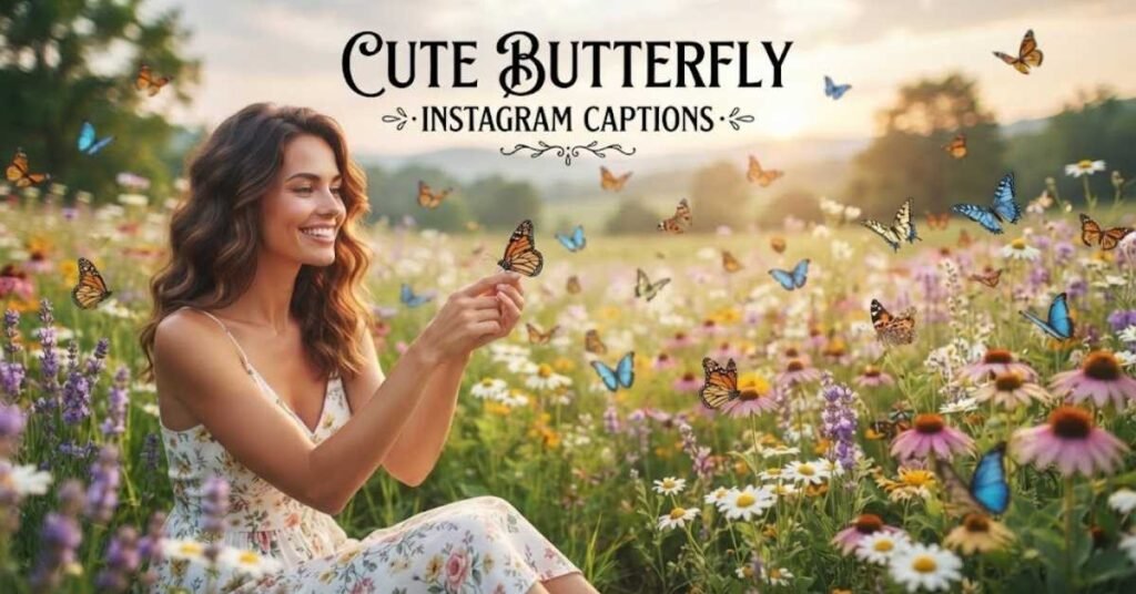 Cute Butterfly Instagram Captions