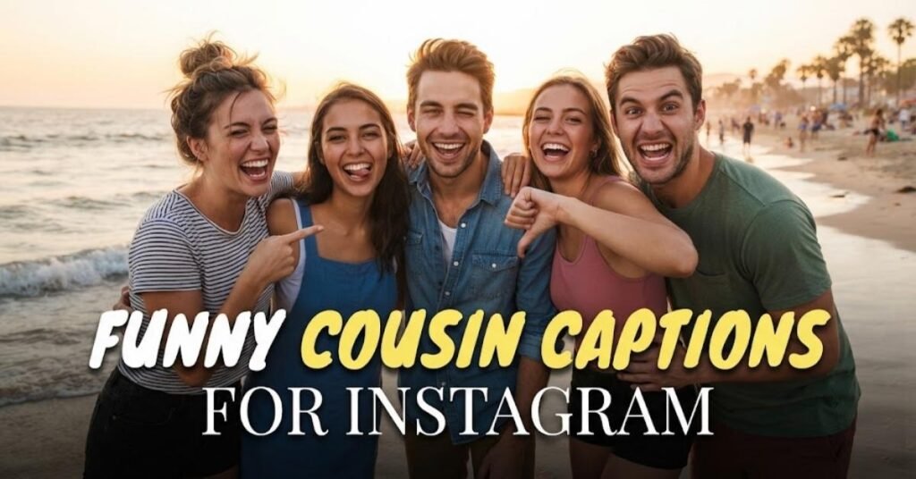 Funny Cousin Captions for Instagram