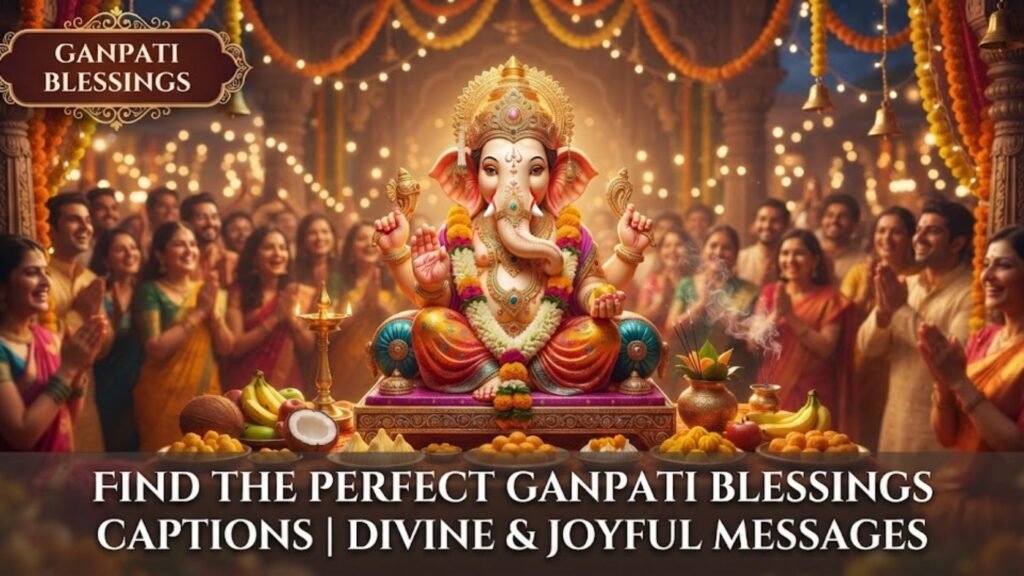 Ganpati Blessings Captions