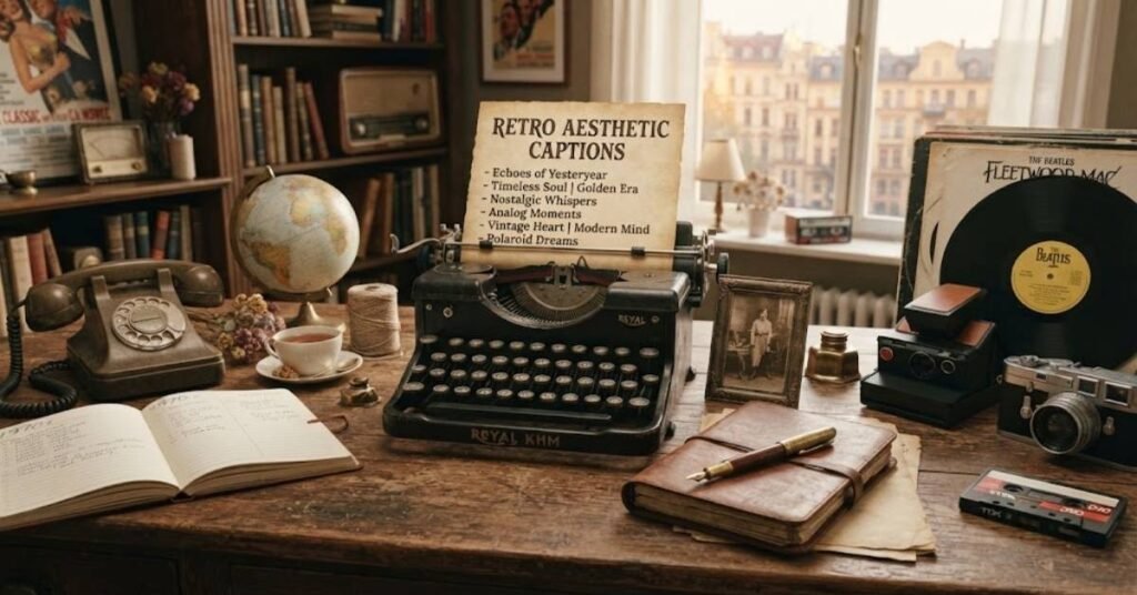 Retro Aesthetic Captions