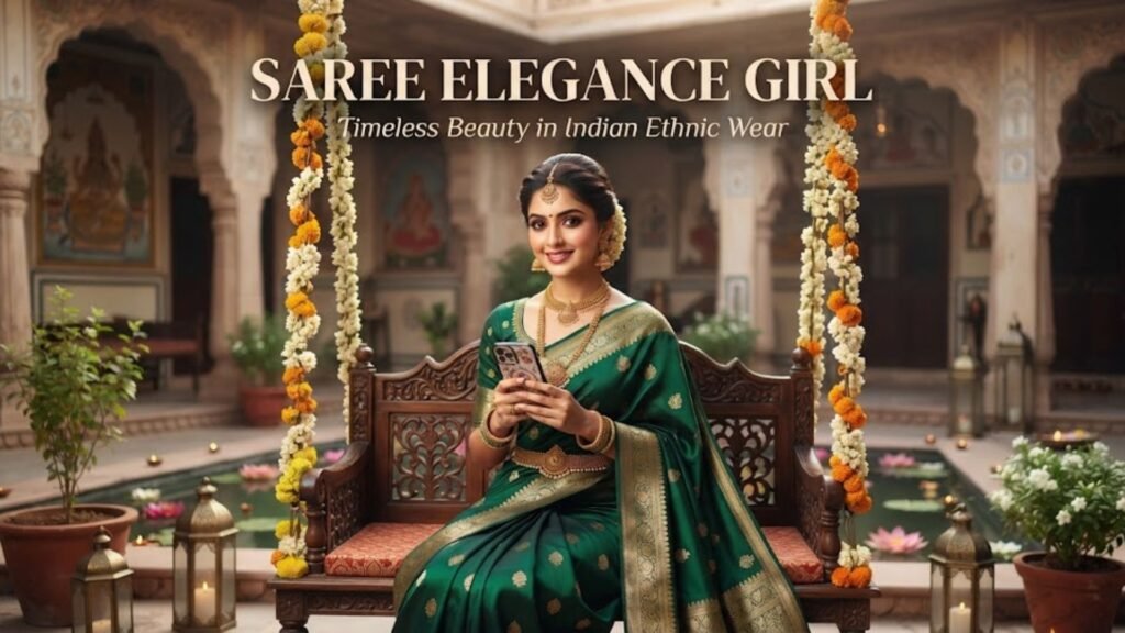 Saree Elegance Girl