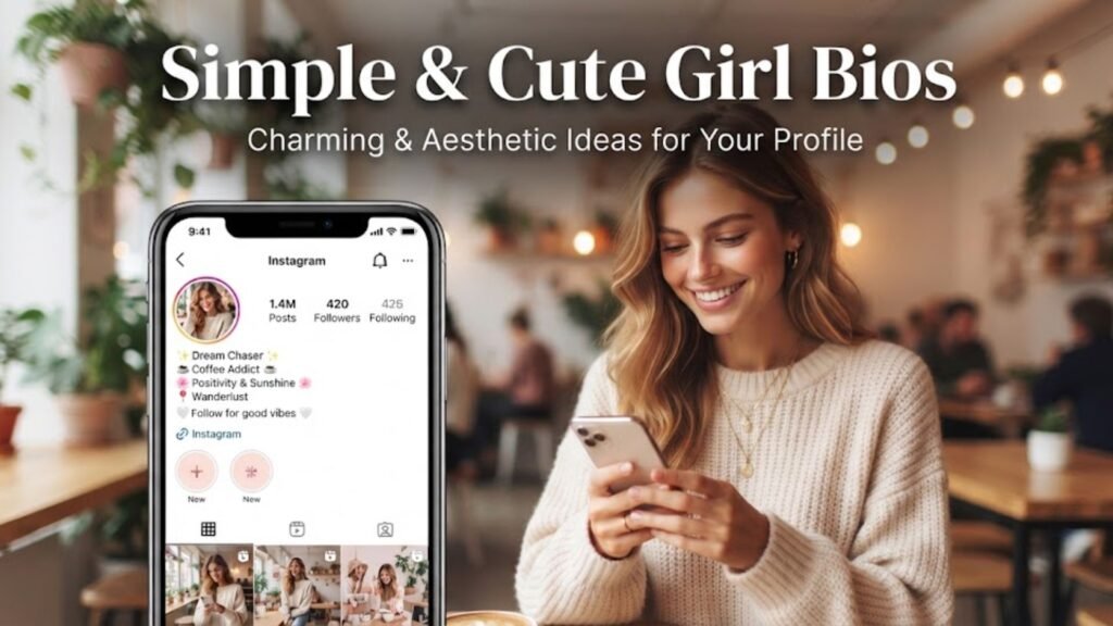 Simple & Cute Girl Bios