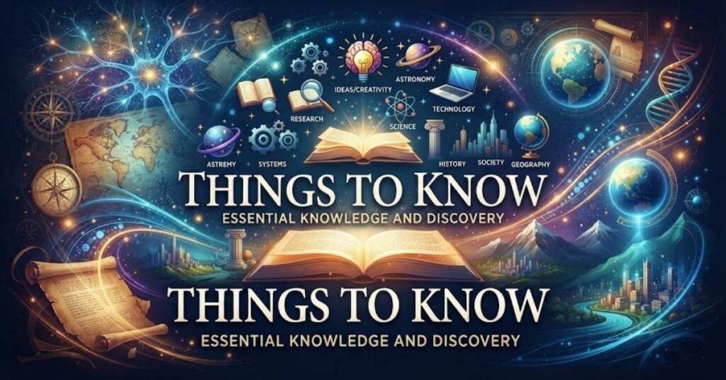 Things to Know