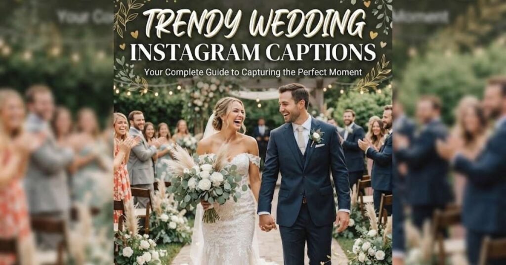 Trendy Wedding Instagram Captions