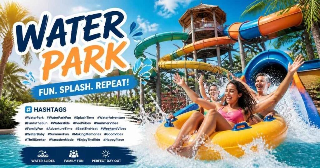 Thrilling Water Slides Captions