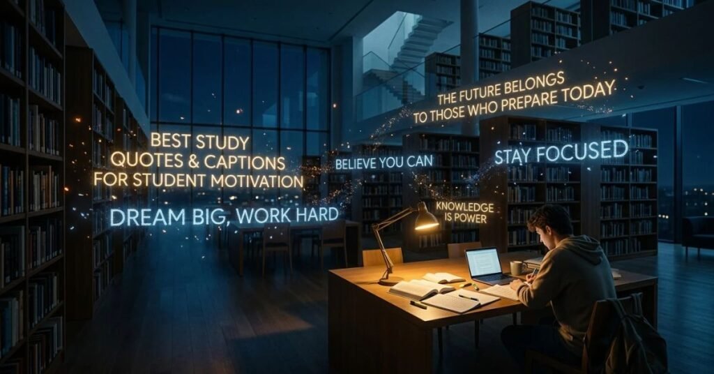 Best Study Quotes And Captions For Student Motivation
