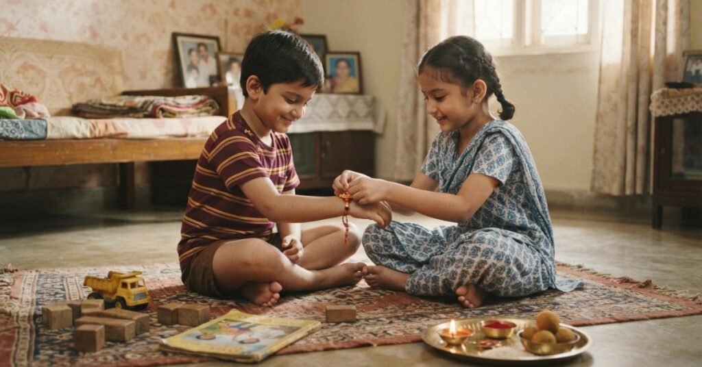 Childhood Memories Raksha Bandhan Puja Captions For Instagram