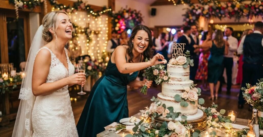 Clever Funny Sister Wedding Captions for Instagram for Wedding Photos