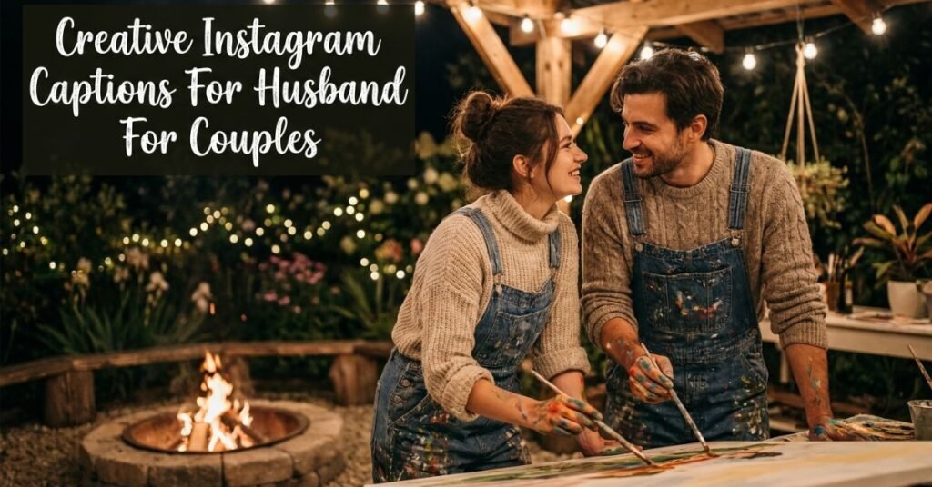 Creative Instagram Captions For Husband for Couples