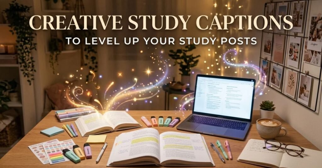 Creative Study Captions To Level Up Your Study Posts