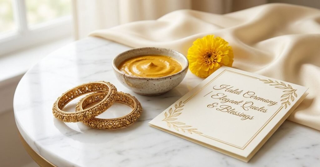 Elegant Haldi Quotes To Make Your Wedding Posts Shine