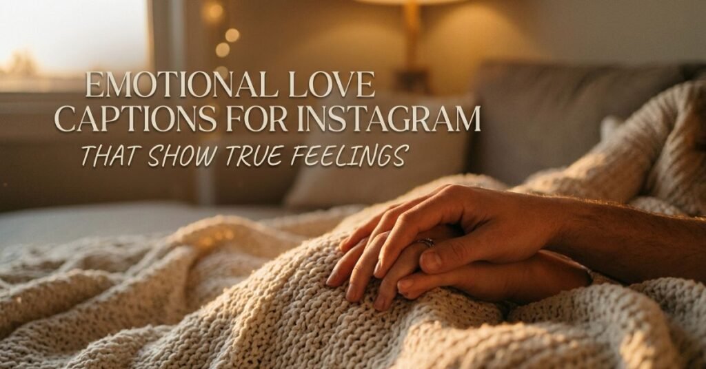 Emotional Love Captions for Instagram That Show True Feelings