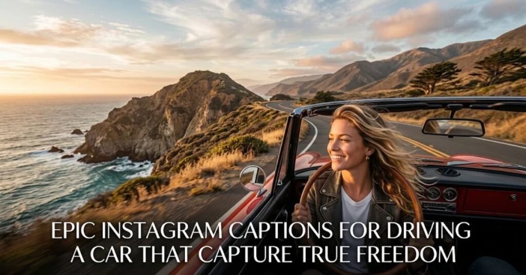 Epic Instagram Captions for Driving a Car That Capture True Freedom