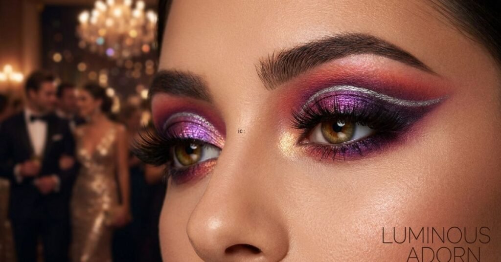 Glam Makeup Inspired Eye Captions That Steal Attention