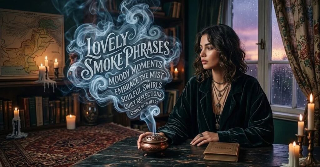 Lovely Smoke Phrases for Moody Pictures on Instagram