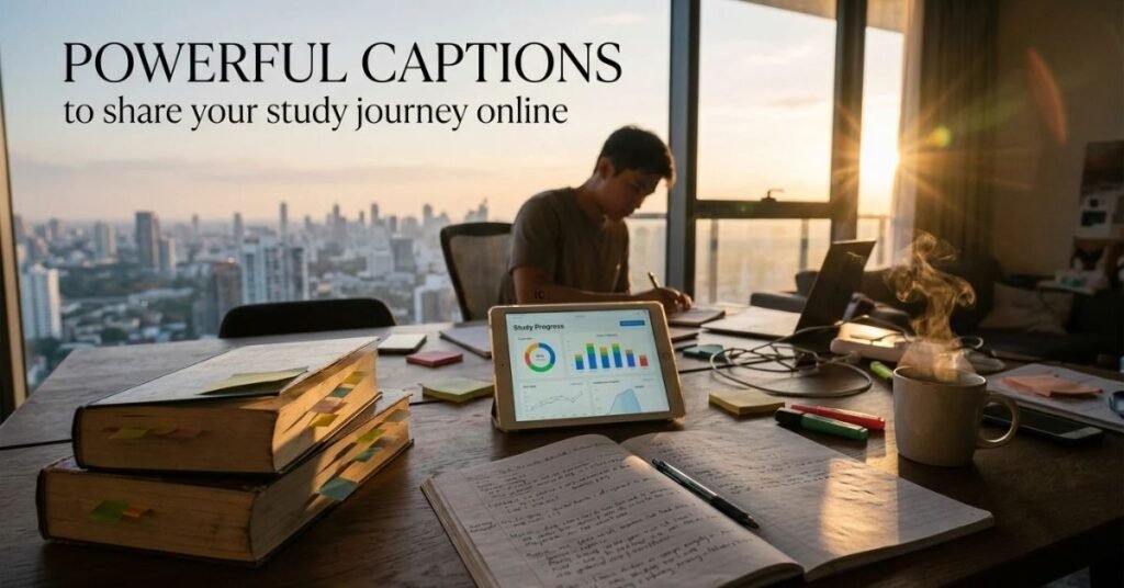 Powerful Captions To Share Your Study Journey Online