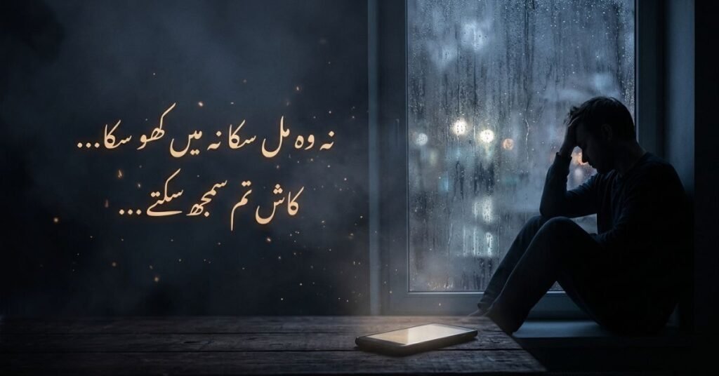 Sad Urdu Shayari Captions for Instagram That Express Pain
