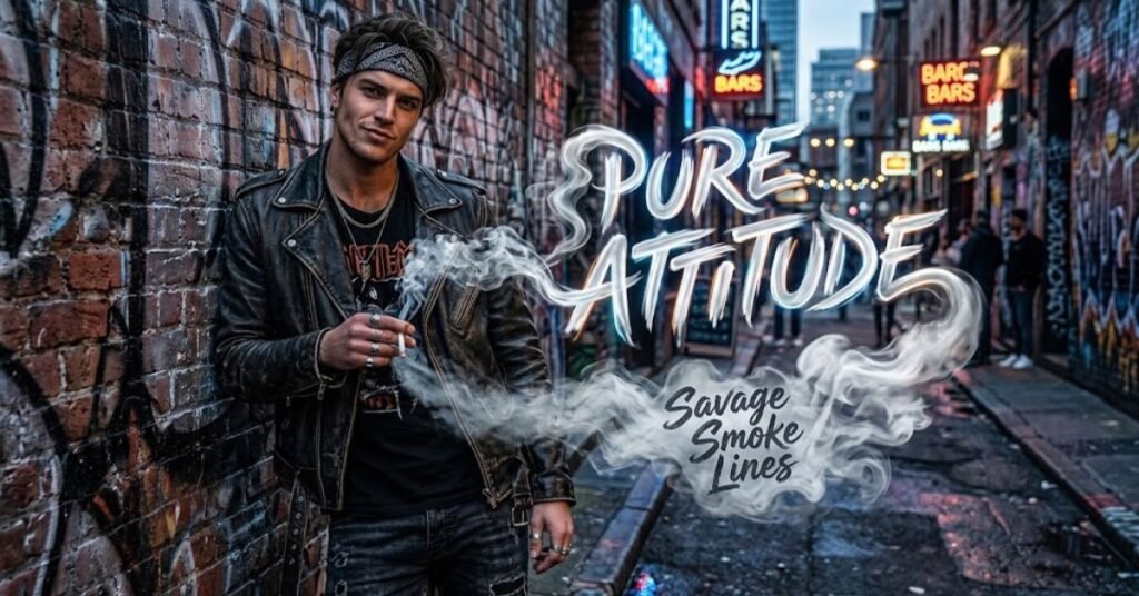 Savage Smoke Lines That Show Pure Attitude