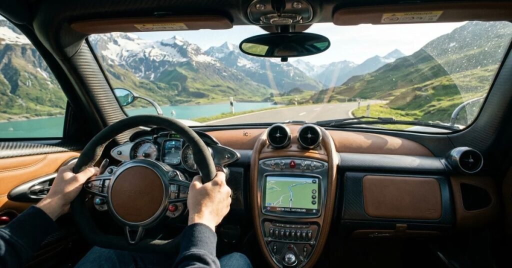 Scenic Instagram Captions for Driving a Car on Scenic Routes
