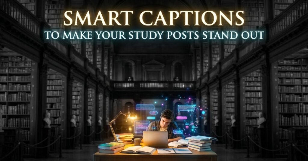 Smart Captions To Make Your Study Posts Stand Out