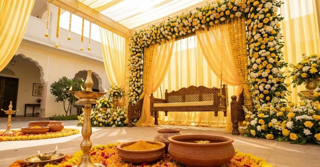 Stunning Caption Ideas For Haldi Function Photos And Reels