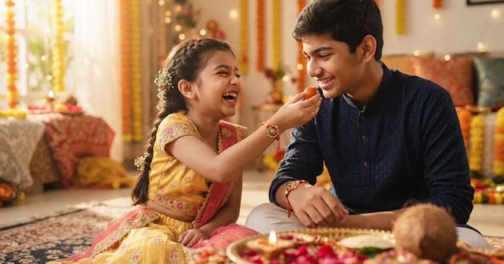 Sweet Raksha Bandhan Puja Captions For Instagram Cute Moments