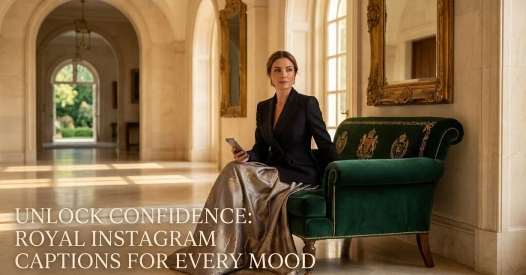 Unlock Confidence with Royal Instagram Captions for Every Mood