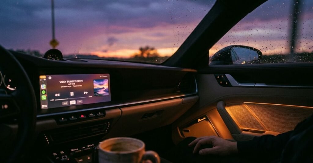 Vibey Instagram Captions for Driving a Car with Music and Mood