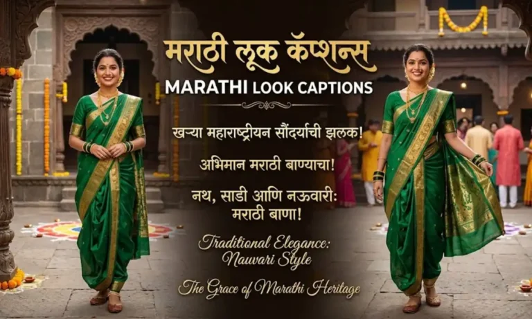Marathi Look Captions