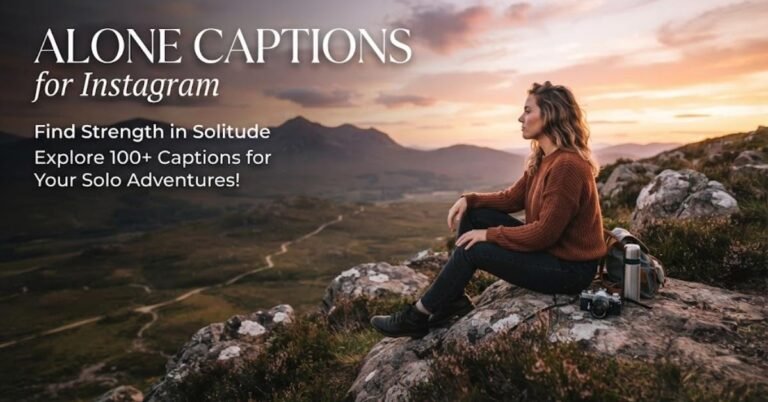 alone captions for instagram for girl
