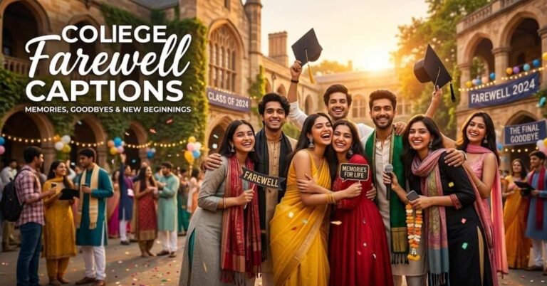college farewell captions