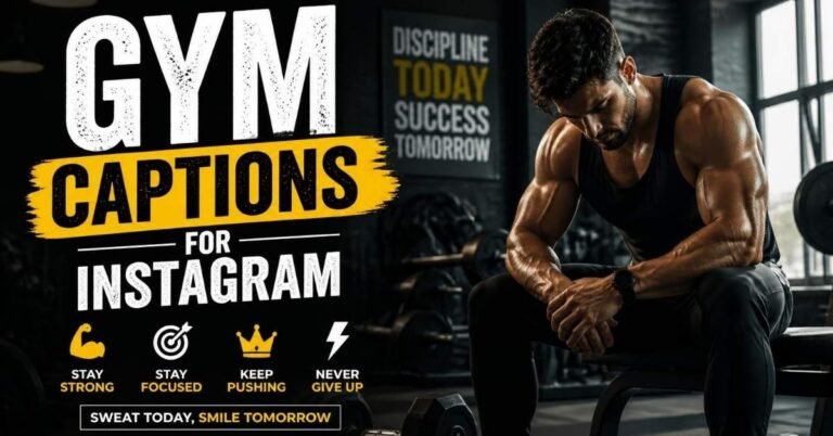 gym captions for instagram