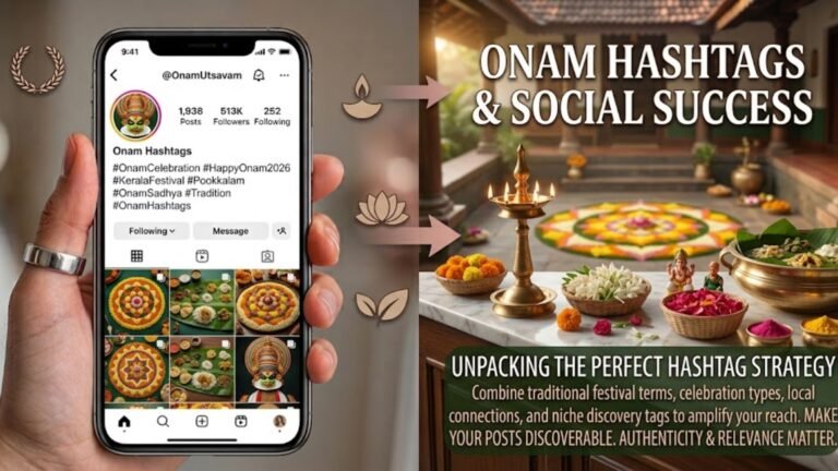 onam hashtags
