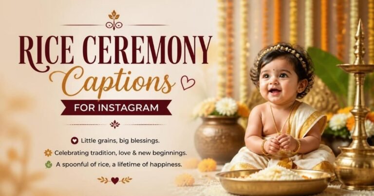 rice ceremony captions for instagram